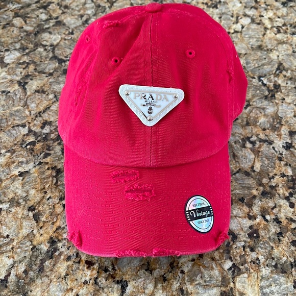 KBETHOS Accessories - New Red Distressed Hat Cap Kbethos w Decal